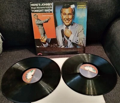 Here's Johnny Magic Moments from the Tonight Show Vinyl Carson 1974 Double LP - Image 1 of 4