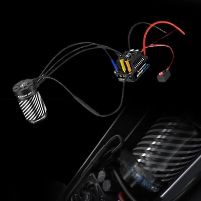 1X Juego Combo Motor EZRun MAX10 G2 80A Sensor Sin Escobillas Wp ESC/3652SD 4100kv Foto 1 de 4