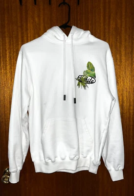 OFF-WHITE Virgil Abloh | 2019 White Tropical Leaves Arrow Hoodie | Womens XXS  - Image 1 of 4