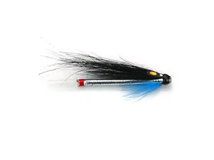 Elver Snake Blue Tube Fly Salmon Fly Sea Trout Flies Plastic Tubes (8-pack) - Picture 1 of 5