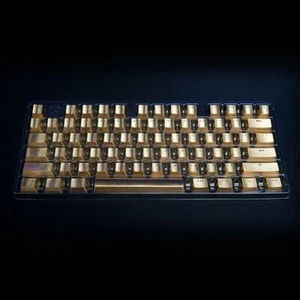 Teamwolf de acero inoxidable MX Keycap 104 tapa de metal para juego de teclado mecánico - Imagen 1 de 15