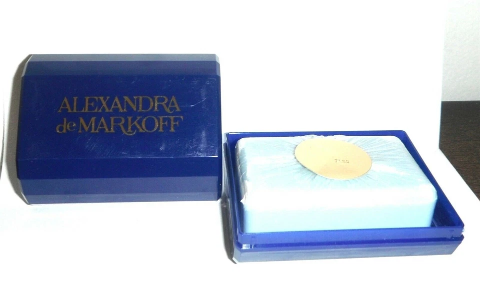 Barra de jabón de limpieza facial de lujo Alexandra de Markoff 4 oz en estuche Foto 1 de 2