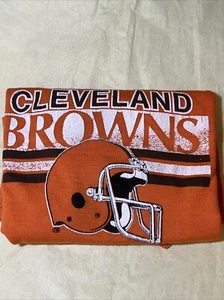 Kinder T-Shirt Vintage Cleveland Browns Orange - Bild 1 von 9