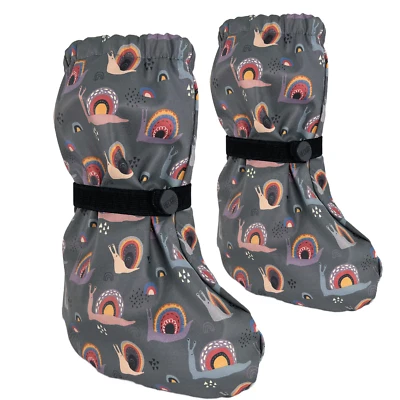 HECKBO Baby Füßlinge mit Vlies Futter viele Motive Regenfüßlinge wasserdicht Matsch