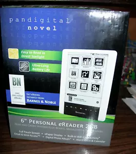 TABLET / eREADER Pandigital Novel WHITE 2GB, Wi-Fi, 6in - REDUCED PRICE - Picture 1 of 11