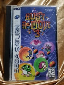 Bust-A-Move 3 Sega Saturn, 1998 With Reg Card. No Back Art. Excellent Disc - Picture 1 of 15