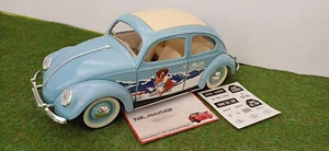 1958 VOLKSWAGEN LADYBUG sedan SUCHARD MILKA light blue 1/17 no 1/18 SOLID - Picture 1 of 8