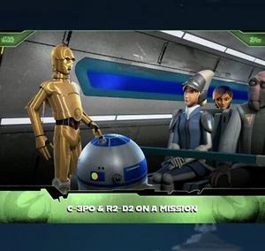 DIGITAL Star Wars Card Trader Rebels Box Set EPIC Green C-3PO & R2-D2 - Picture 1 of 4