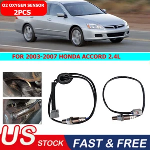 Sensor de oxígeno O2 aguas arriba y aguas abajo 2 piezas para Honda Accord 2003-2007 2,4 L - Imagen 1 de 15