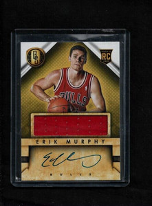 Erik Murphy 2013-14 Gold Standard ON-CARD Jersey Auto Rookie RC Utah Jazz BULLS