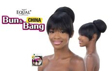 COCO BUN BANG - SHAKE N GO FREETRESS EQUAL SYNTHETIC BUN & CHINA BANG 