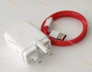 OnePlus SuperVooc 65W Power Adapter Plug OR USB-C Cable For OnePlus 2 3T 3 6T 6 - Picture 1 of 4