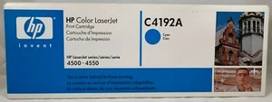 HP Color LaserJet C4192A Print Cartridge Cyan NEW - Picture 1 of 5