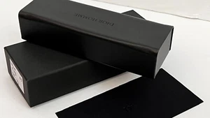 Estuche rígido negro para gafas Dior Homme con paño de limpieza y caja $30 NUEVO #15 - Imagen 1 de 5