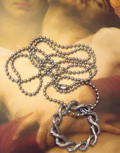 NEU Dornenkrone 30 Zoll Kugelkette christliche religiöse Fastenzeit Halskette - Bild 1 von 2