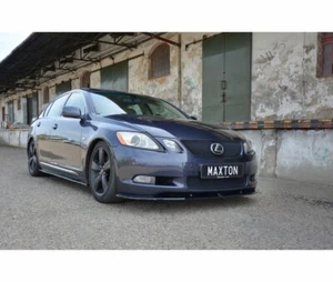 Labio de alerón CUP NEGRO para Lexus GS MK3 alerón delantero espada alerón labio V2 - Imagen 1 de 9