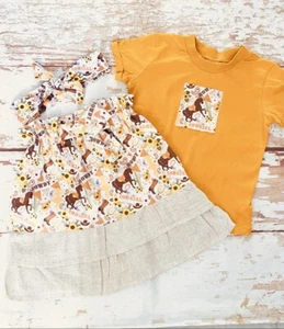 howdy cowgirl size 4 3 piece set - Picture 1 of 1