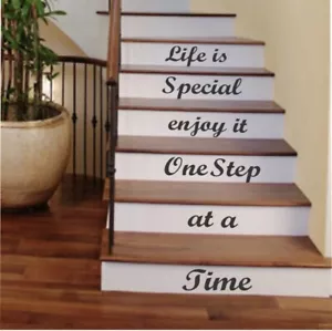 Word Quote Decal Stair Decal Wall Decal Vinyl Sticker Home Accessories Gift Sale - Picture 1 of 1