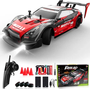 Remote Control Car RC Drift Car 1:16 Scale 4WD RC Car with LED Lights 2.4Ghz 30K - Picture 1 of 7