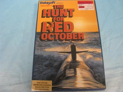 VINTAGE 1987 Tom Clancy's The Hunt for Red October (IBM 5.25 ) - RARE - FREESHIP - Image 1 of 4