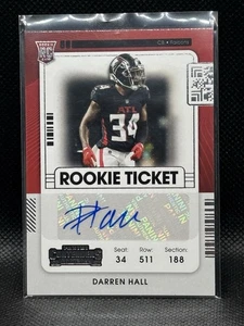 2021 Panini Contenders - Rookie Ticket Darren Hall #200 (AU, RC) - Bild 1 von 2