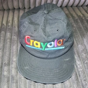 Baseballmütze Crayola Buntstift schwarz Regenbogen bestickt Erwachsene Mad Engine NEU - Bild 1 von 3