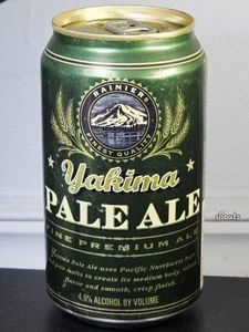 PREMIUM YAKIMA PALE ALE SEATTLE, WASHINGTON BEER CAN RAINIER BREW GREEN MOUNTAIN - Picture 1 of 5