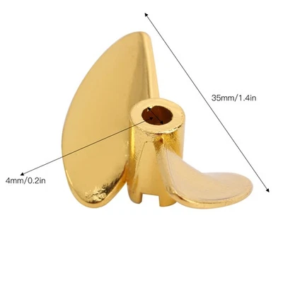 Hélice de 2 palas de barco de radiocontrol de 35 mm apta para FeiLun FT016 FT007 FT012 FT009 FT011 Foto 1 de 4