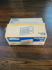 Broan 174 750/1500W 120/240V Built in Wall Heater Thermostat White - NEW IN BOX  - Picture 1 of 6