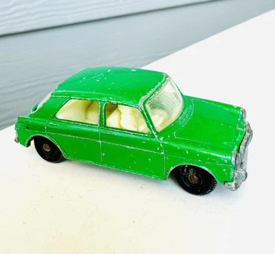 Lesney Matchbox #64 Green Regular 1-75 MG 1100 1968 Diecast Dog In Back Toy - Image 1 of 4
