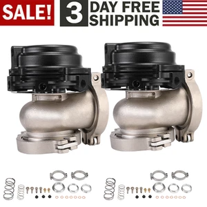 Juego de 2 turbo externo Wastegate de 44 mm con resorte de brida TIAL V-Band MV-R 14PSI - Imagen 1 de 15
