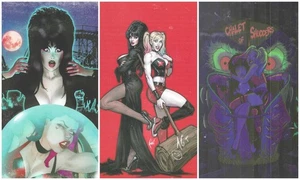 Harley Quinn X Elvira #1 Virgin Variants 3 Book set Dynamite Comics see detail - Picture 1 of 4