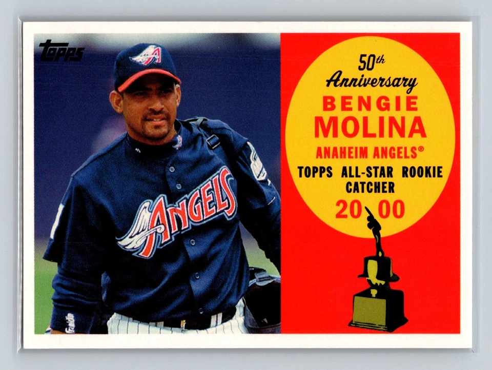 2008 Topps #AR101 Bengie Molina All-Rookie Team 50th Anniversary MLB Angels - Image 1 of 2