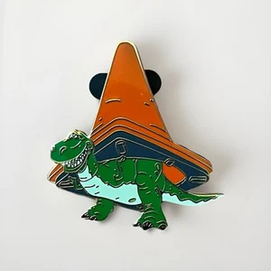 Disney Trading Pins 8572 Toy Story 2 Rex with Traffic Cone - Picture 1 of 3