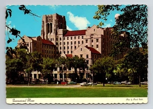 Postal 6x4" Chicago IL - Universidad de Chicago Midway - Casa Internacional - Imagen 1 de 2