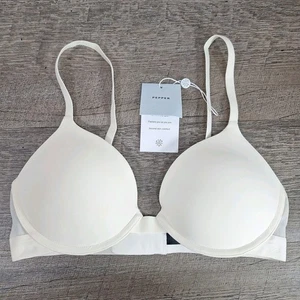 Pepper Lift Up Bra 36A Cream white Adjustable Straps Second Skin - Photo 1/5