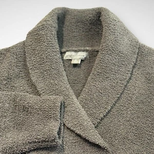 Barefoot Dreams Sweater Womens Medium Gray Cozy Chic Shawl Collar Pullover - Picture 1 of 8