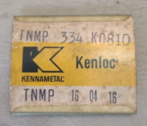 LOTE DE 9 PIEZAS - Insertos indexables Kennametal Kenloc TNMP 334 grado KC810 - Imagen 1 de 2