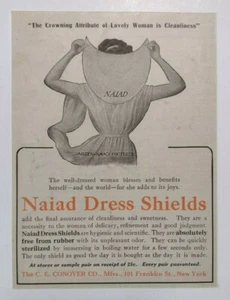 1913 Naiad Dress Shields Werbung The C. E. Conover Co. New York - Bild 1 von 1