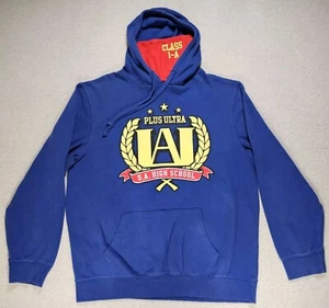 Anime Hoodie My Hero Academia Men's XL Blue Class 1A U.A. High School Plus Ultra - Picture 1 of 10