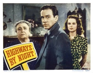 Ighway By Night Lobby Card Jane Darwell Richard Carlson Jane Rando- Old Photo