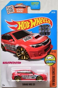 Hot Wheels 2016 Hw Numérique Circuit Subaru Wrx Sti Rouge Usine Scellé - Picture 1 of 1