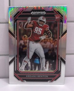 Keeanu Benton 2023 Prizm Draft Picks RC Rookie Silver Holo - Wisconsin Badgers