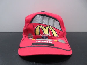 Nascar Hat Cap Snap Back Red Bill Elliot McDonalds Big Logo Team Race Car Mens - Picture 1 of 8