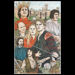The Princess Bride Movie 11x17 Poster Print Signed By Artist Chris Oz Fulton!! - Picture 1 of 1