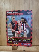 ADAM McPHEE🏆2007 Team Coach #19 ESSENDON AFL Team Trading Card 🏆