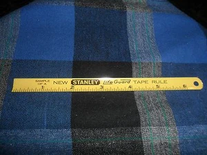 Vintage STANLEY Life Guard TAPE MEASURE 6" RULE SAMPLE Advertisement Collector ! - Picture 1 of 6