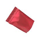 5.5x7.75in Matte Double Side Red Foil Mylar Standup Zip Lock Pouch Bag w/Machine