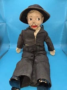 Antike Charlie McCarthy Bauchrednerpuppe 30er Jahre " - Bild 1 von 8