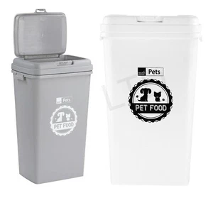 53 Litre Pet Food Dry Container Animal Cat Dog Storage Bin Box Scoop Basket - Picture 1 of 15